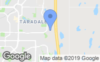 Map of Glenbrook, AB