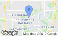 Map of Glenbrook, AB