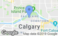 Map of Glenbrook, AB
