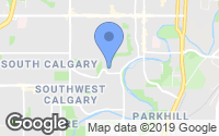 Map of Glenbrook, AB