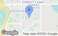 Map of Glenbrook, AB