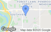 Map of Glenbrook, AB
