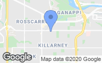 Map of Glenbrook, AB