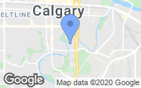 Map of Glenbrook, AB