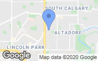 Map of Glenbrook, AB