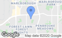 Map of Glenbrook, AB