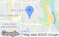Map of Glenbrook, AB
