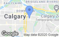 Map of Glenbrook, AB